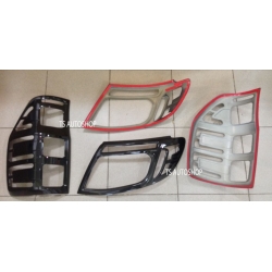 ครอบไฟหน้า - ครอบไฟท้าย ดำ เงา ฟอร์ด เรนเจอร์ All New Ford Ranger 2012  V.4